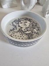 Vintage BJORN WIINBLAD DANISH NYMOLLE Ceramic Dish. Denmark Sommer / Summer MCM 