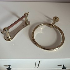 Vintage Brass Bathroom