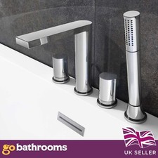 Paulo Chrome Bathroom Deck