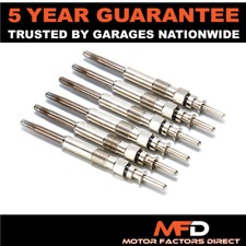 6X FOR BMW 3 SERIES 325 D E90  E91  E92 3.0 2006- DIESEL HEATER GLOW PLUGS PLUG