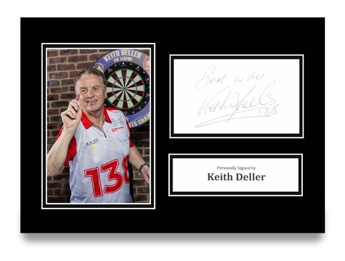 Keith deller signed photo - keith,