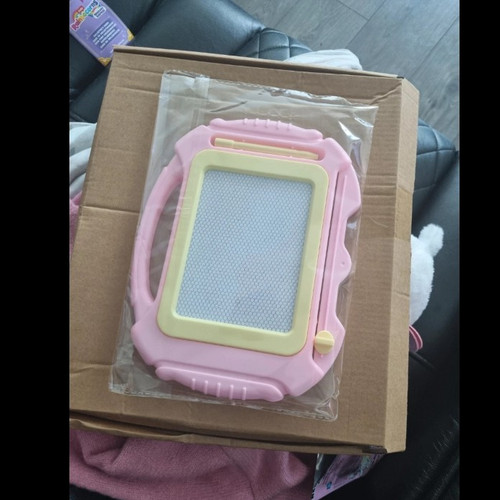 Pink magnetic drawing - magnetic, board