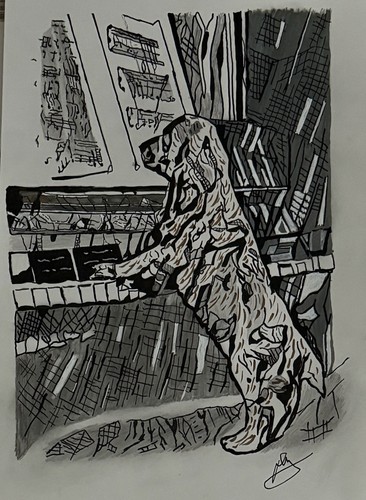 Unframed original signed ink - signed,