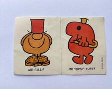 Mr Men stickers vintage 1980s