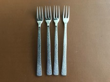 Vintage Viners Studio bark dessert forks x 4. 19.5 cm. Excellent condition