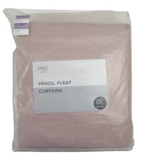 M&S Home Pencil Pleat Curtains