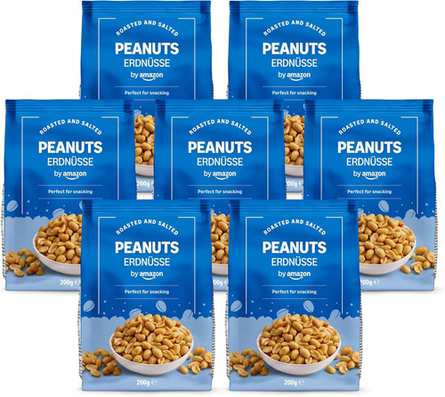 Roasted and salted - and, peanuts