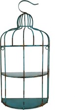 Metal Birdcage Hanging Shelf