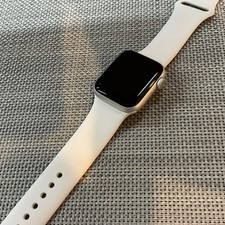 Apple Watch White and Silver