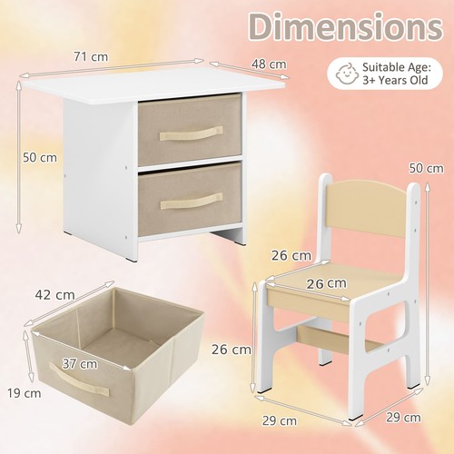 Kids activity table set - activity,