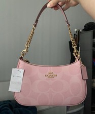 Coach Pink Logo Crescent