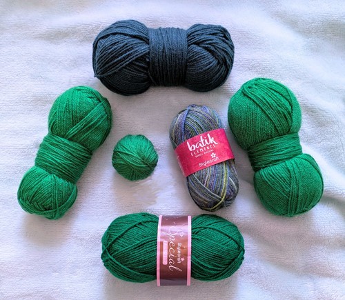 Job lot stylecraft acrylic - lot,