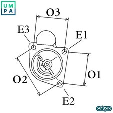 STARTER F 032 114 315 FOR FORD