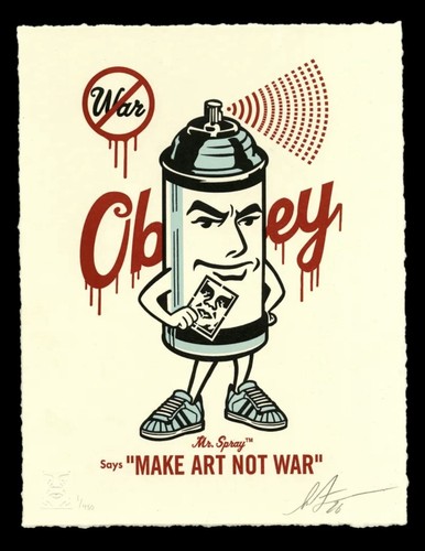 Obey giant make art not - “make,