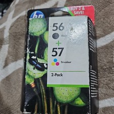 Genuine HP 56 Black and 57