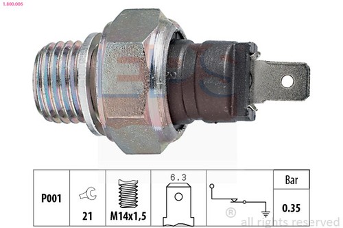 Eps 800 006 oil pressure - eps, 1.800.006