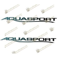 AQUASPORT 205 OSPREY BOAT DECALS (SET OF 2) Choose Outline Color
