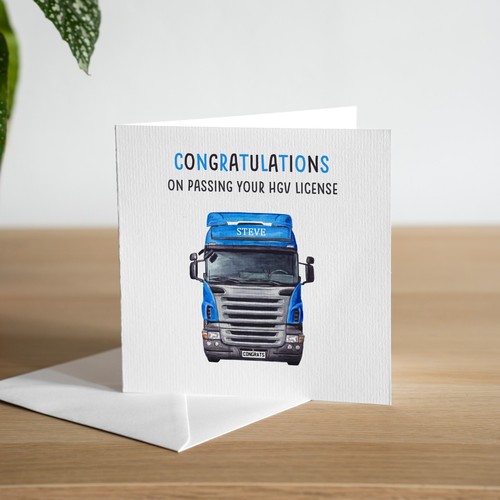 Personalised passed lorry - passed,