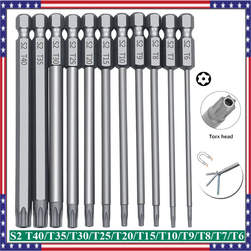 Piece torx screwdriver - 11-piece, bit