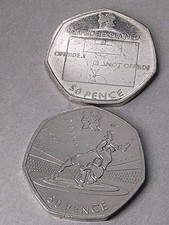 2011 Olympic 50p Coins -