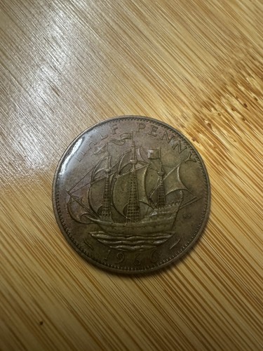 Enamelled coin perfect - enamelled, half
