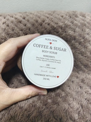 Nura skin coffee sugar - nura,