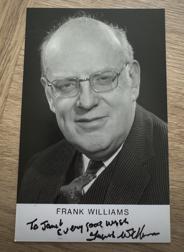 Frank williams hand signed - hand,