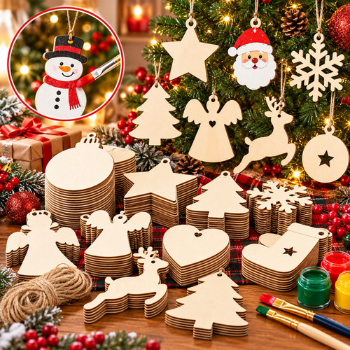 Wooden christmas tree - wooden,