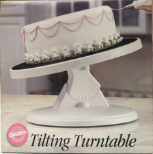 Wilton Tilting Turntable Cake Decorating Display Table -  NEW Open Box