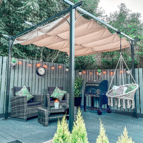 Garden metal pergola large - pergola,
