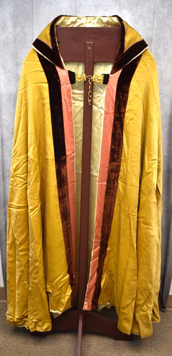 Used gold cope - cope,, lined