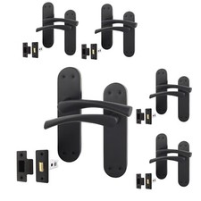 Black Internal Door Handles on