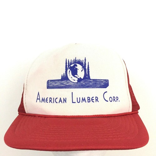 Vtg american lumber corp cap - lumber,