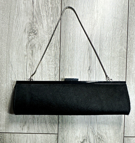 Dune black faux fur - dune, clutch