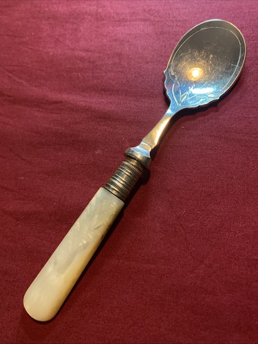 Antique silver plate mother - silver, &