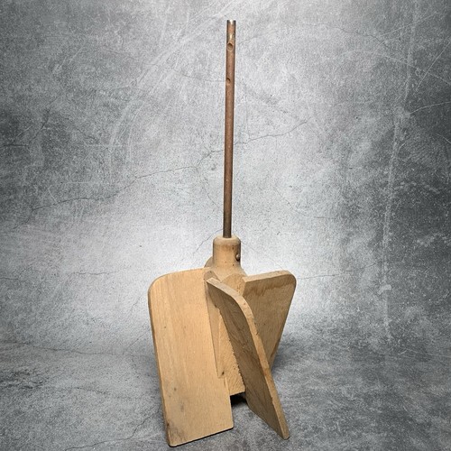 Antique wood butter churn - butter,