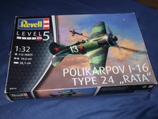 REVELL 1/32 POLIKARPOV I-16 TYPE 24 'RATA' FREE P&P !
