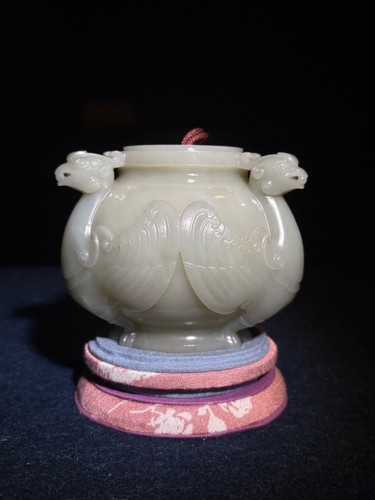 Old chinese white jade incense - white,
