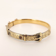 9ct Gold Metal Core Bangle