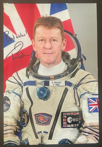 Tim peake signed autograph - signed,