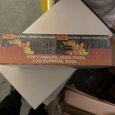 Bryant & May Extra Long Safety Matches 12/PK Home Candle Fire BBQ Log Burners