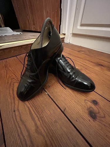 Sanders england black leather - england,