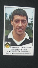#219 MONTESANO UDINESE ZEBRETTE FOOTBALL FOOTBALL FOOTBALL FOOTBALLERS 1984-1985 EDIS