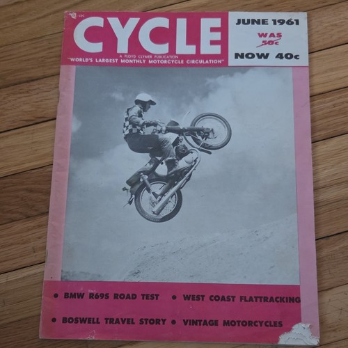 Cycle magazine june 1961 - magazine, bmw