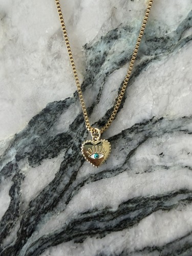 18k gold plated box chain - gold,