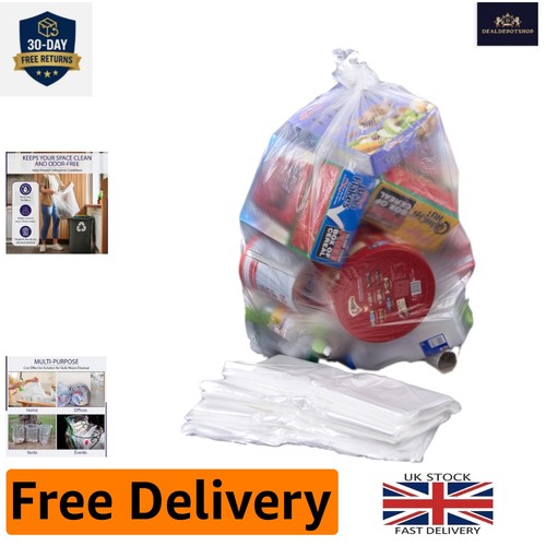 Unscented large clear bin - large,