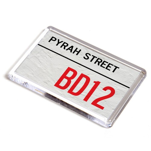 Fridge magnet pyrah street - fridge,