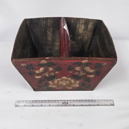 Chinese wooden grain bucket - chinese,