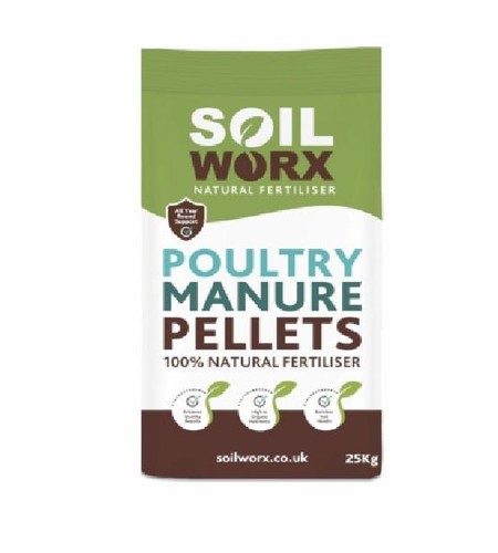 Soilworx poultry manure 25kg - soilworx,