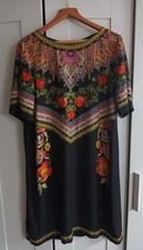 Etro Women’s Dress Size 50 IT – Elegant Multicolor Print, Below Knee Length